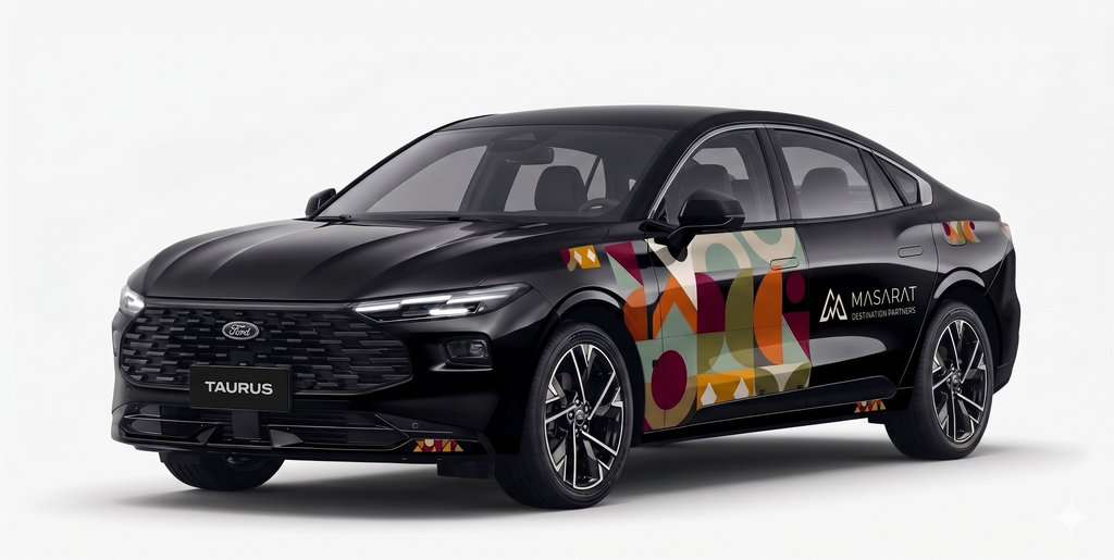 Ford Taurus with Local Guide | 12 Hrs | 3 Seats