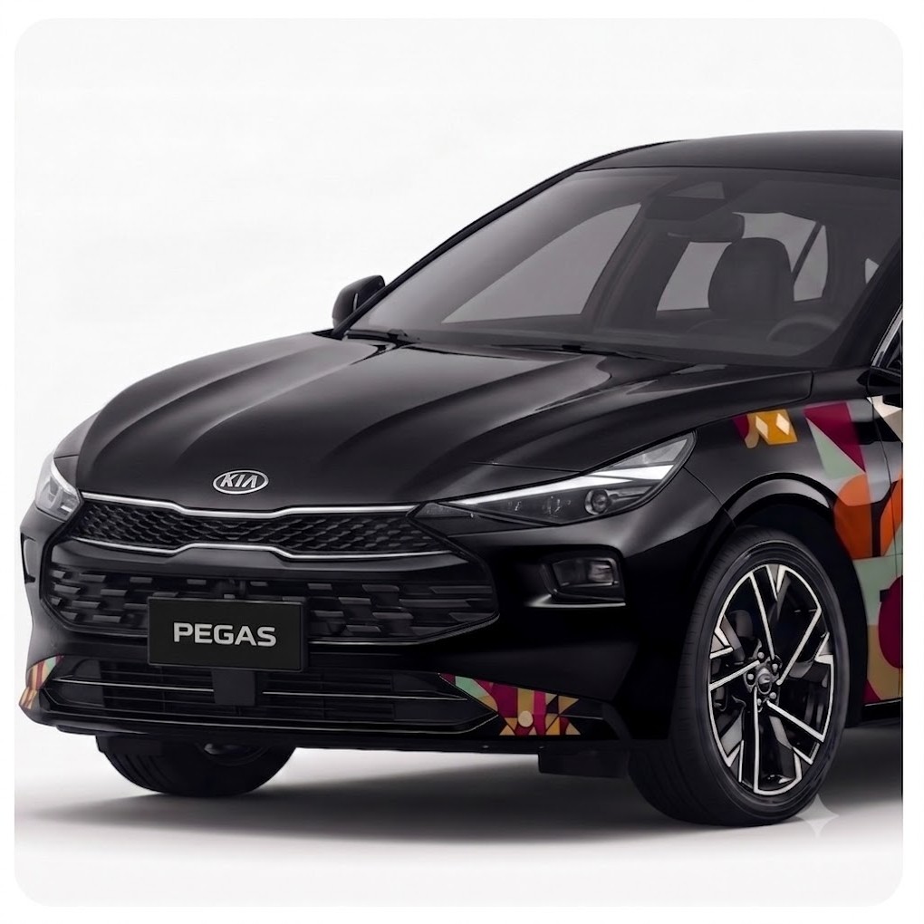 Kia Pegas with Driver