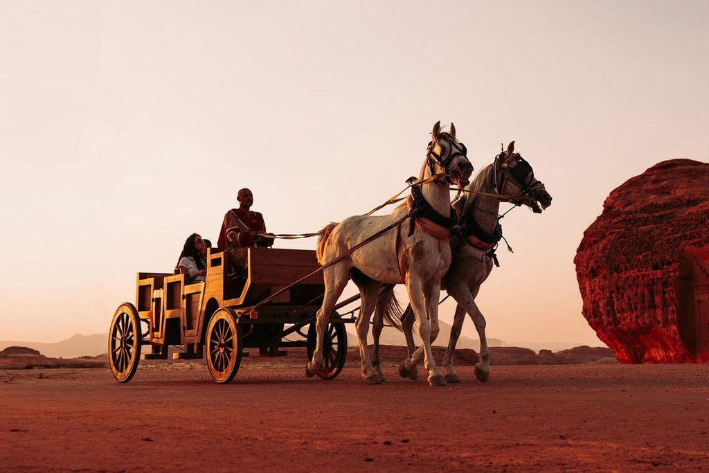 Hegra by Horse Carriage