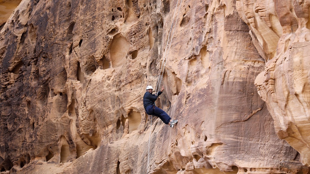 Abseiling